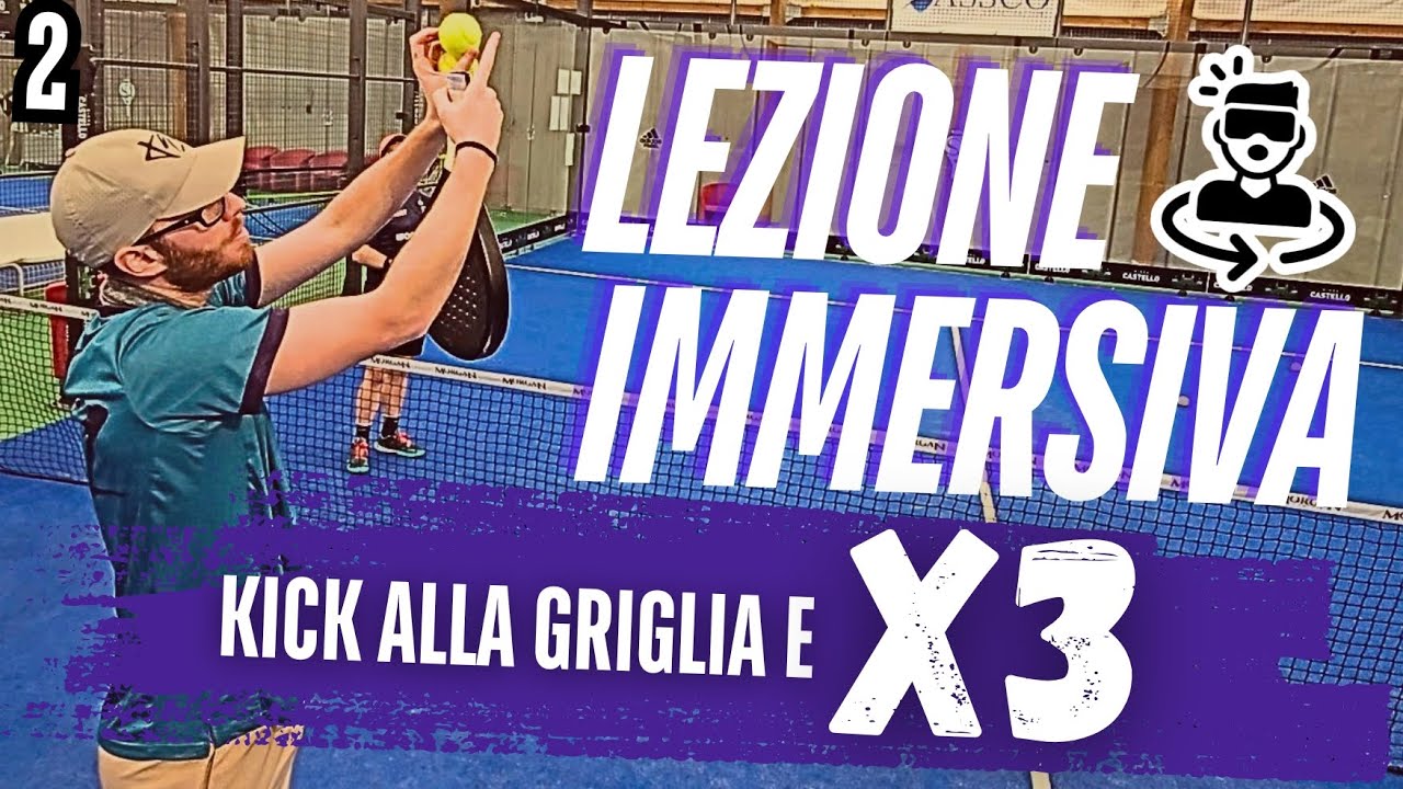 SMASH alla griglia e X3 ! Lezione immersiva con il Coach Riccardo Chiaradia