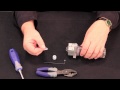 Installing the Flow Adjust Knob on the LI-6400/XT Chemical Columns