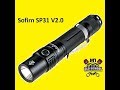 Sofirn SP31 V2.0 Мощный тактический светодиодный фонарик 18650 Cree XPL HI 1200lm.