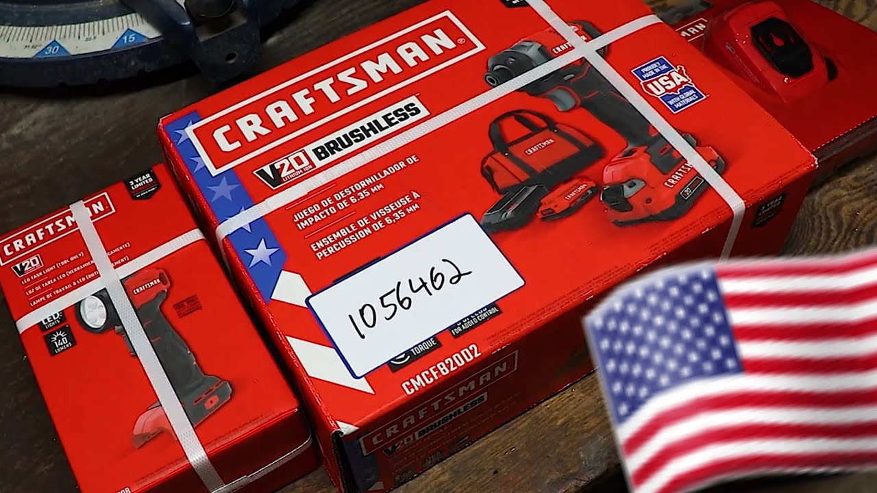 AMERICAN MADE! Craftsman V20 Impact Driver YouTube
