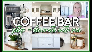 *NEW* COFFEE BAR STATION 2024 | SETUP   DECORATE WITH ME!