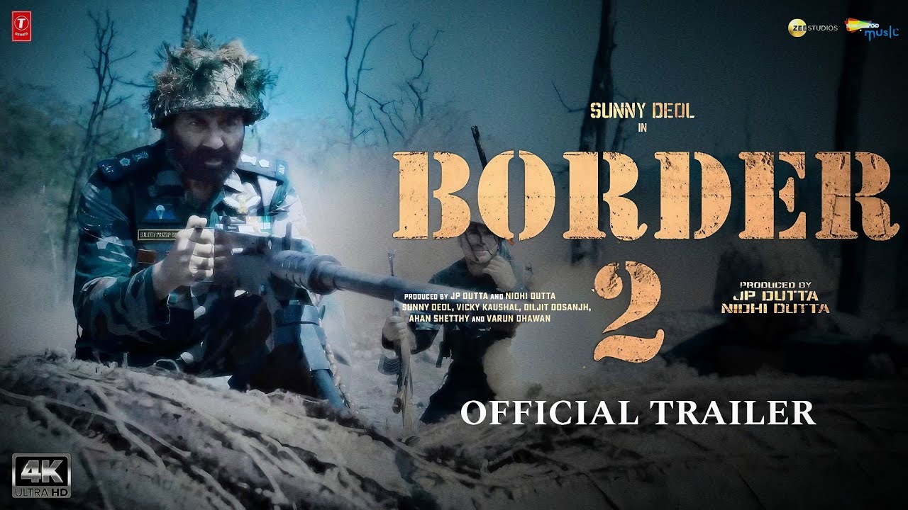 BORDER 2 Official Trailer | Sunny Deol | Varun Dhawan Indian Army Movie |Border 2 Movie Trailer 2025