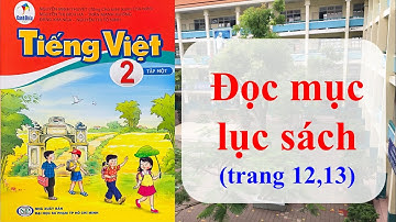 [Cánh diều] Bài : Đọc mục lục sách  (trang 12,13) | Lớp 2 | Tiếng Việt | Tuần 1 | Học online