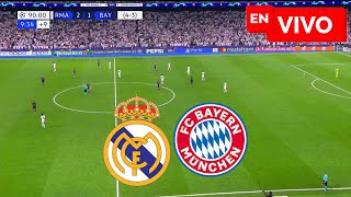 🔴 REAL MADRID VS BAYERN MUNICH EN VIVO Y EN DIRECTO - CHAMPIONS LEAGUE SEMIFINAL 🏆