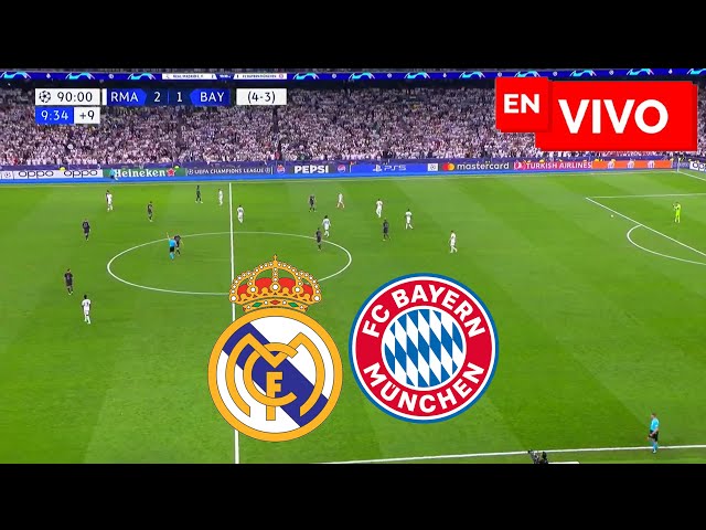 🔴 REAL MADRID VS BAYERN MUNICH EN VIVO Y EN DIRECTO 🔴 CHAMPIONS LEAGUE SEMIFINAL 🏆 class=