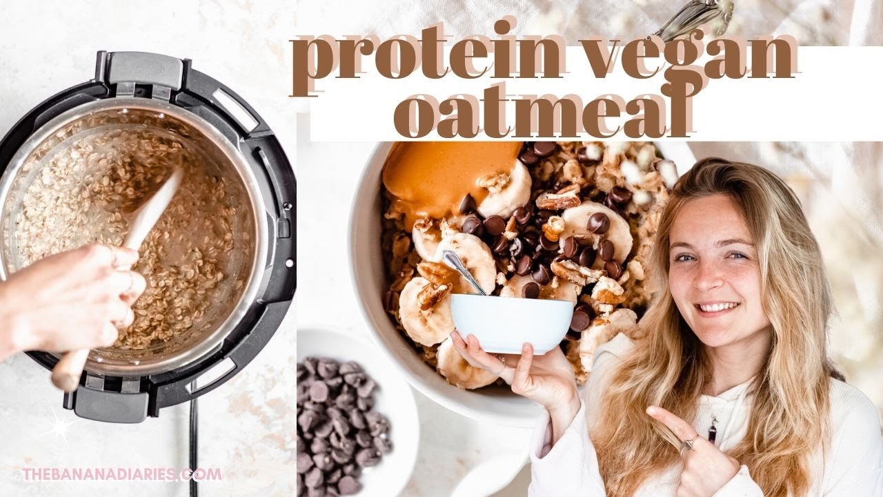 PROTEIN PACKED Vegan Zucchini Oatmeal | Made in an INSTANT POT