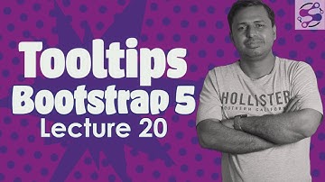 Tooltips in bootstrap 5 Hindi/ Urdu | Tooltips not working in bootstrap 5 | Tooltips example