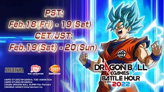 DRAGON BALL Games Battle Hour 2023 Dates Confirmed!!]