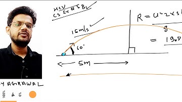 HC Verma chapter 3 kinematics exercise question 38 solution