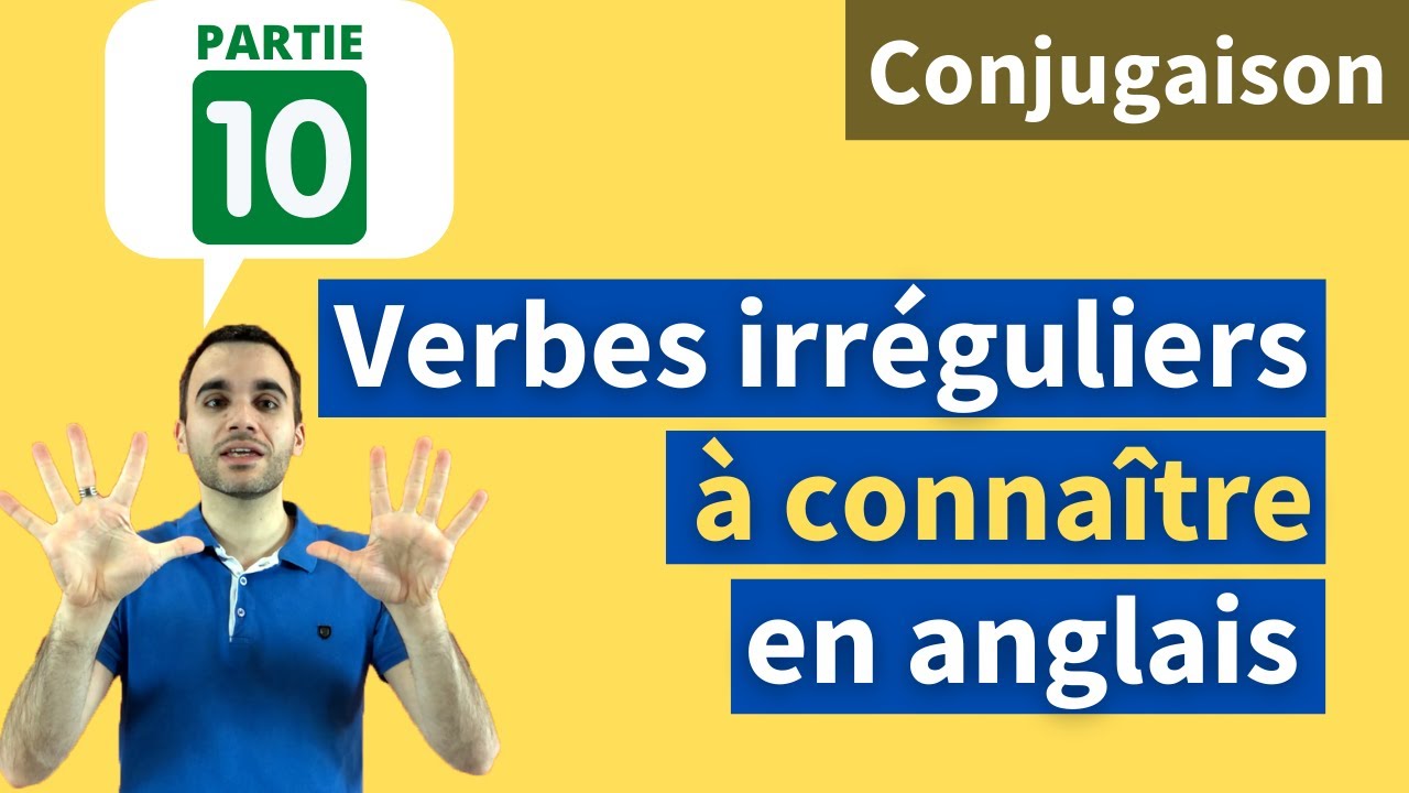 Les verbes irréguliers anglais à connaître absolument #10 (sit - drive - eat - sleep)