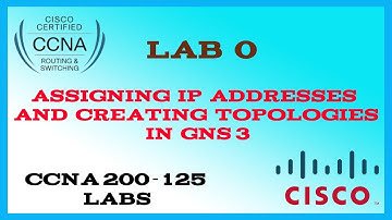 00 - Assigning IP Addresses and Creating Topologies in GNS 3