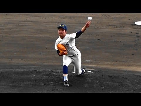 上原一帆 投手 沖縄水産2年 第68回沖縄県高等学校野球秋季大会決勝vs興南 H30 10 7 コザしんきんスタジアム Youtube