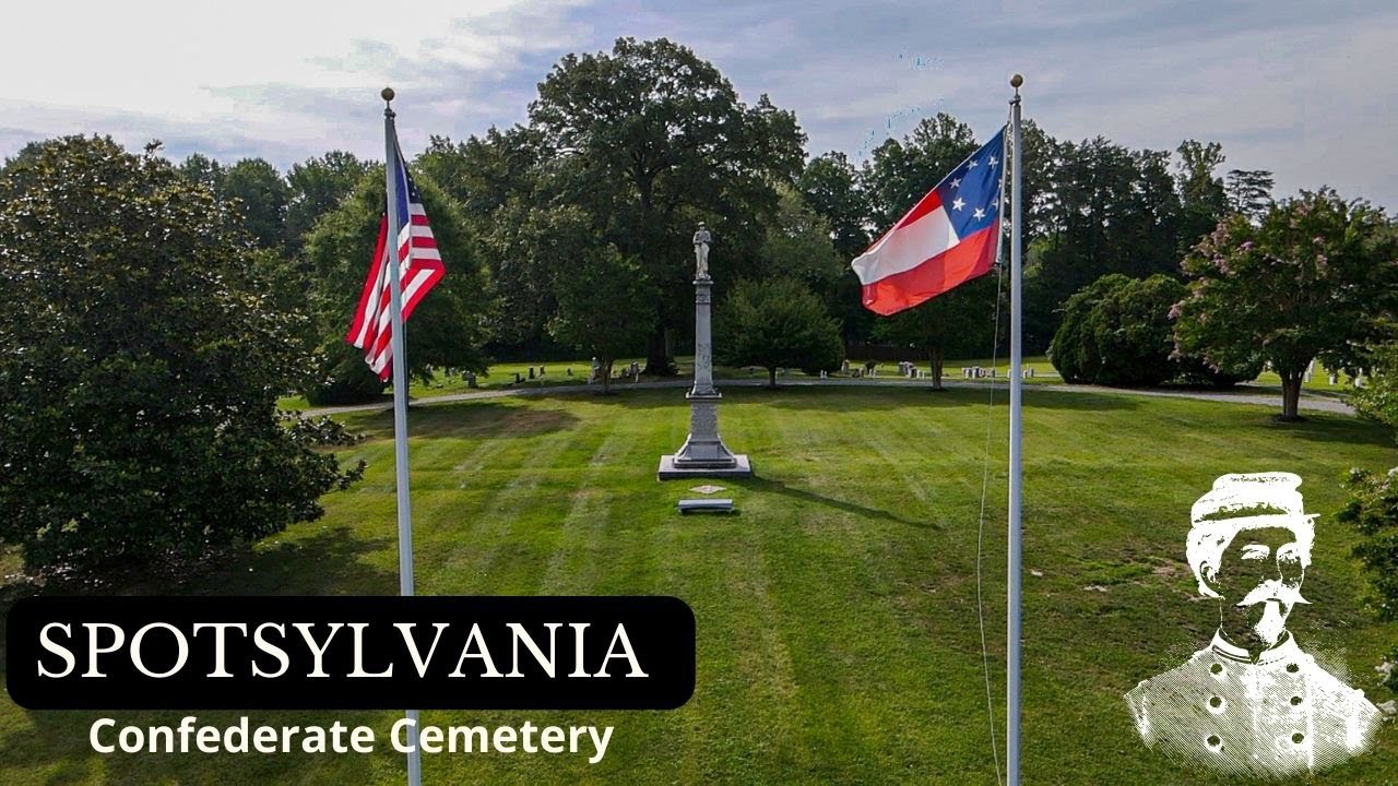 Tour of the SPOTSYLVANIA CONFEDERATE CEMETERY - YouTube