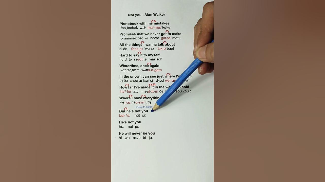 Belajar English Linking Sound lewat lagu "Not You - Alan Walker" #brothermuflih