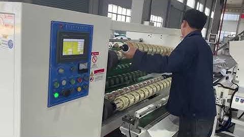 Semi-auto Bopp tape slitting machine 