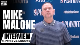 Mike Malone on Nikola Jokic's Game 2, Nuggets Toughness vs. Clippers & Slowing Down Kawhi Leonard