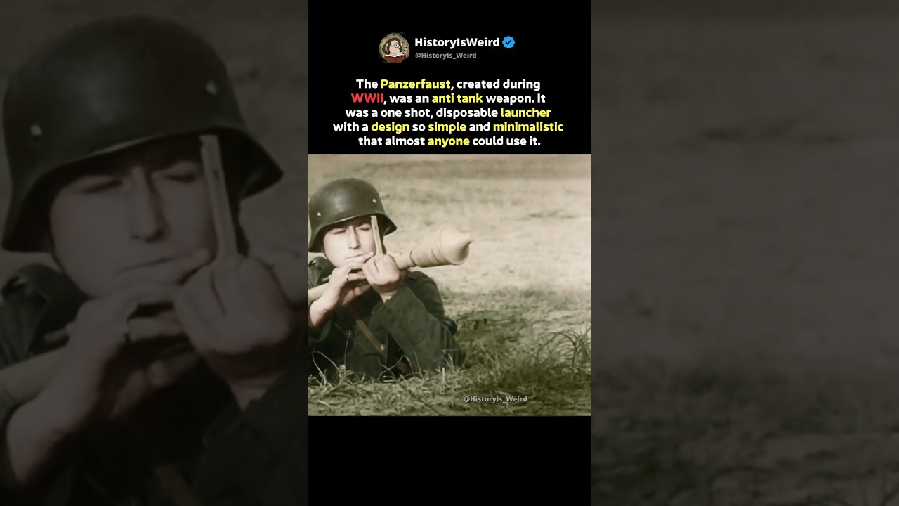 The Panzerfaust WWII’s One Shot Tank Killer 