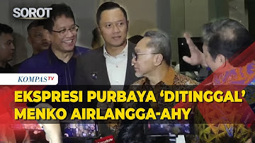Ngakak! Menkeu Purbaya ‘Ditinggal’ Menko Airlangga, AHY-Zulkifli Hasan Jawab Pertanyaan Wartawan