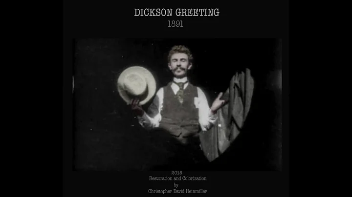 Dickson Greeting 1891   In Color!   2015 Restorati...