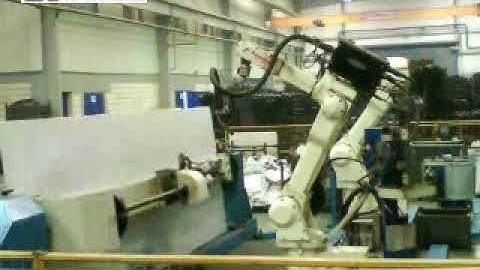 Fully automatic cup-lock welding robot for sale.