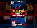 Huggy wuggy cried for help 😭 | Poppy Playtime 5 edit #shorts