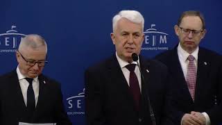 ATAK SZURÓW NA KONFEDERACJĘ KORONY POLSKIEJ. Próba wykluczenia posła Skalika z pos. Rady Bezp. Narod