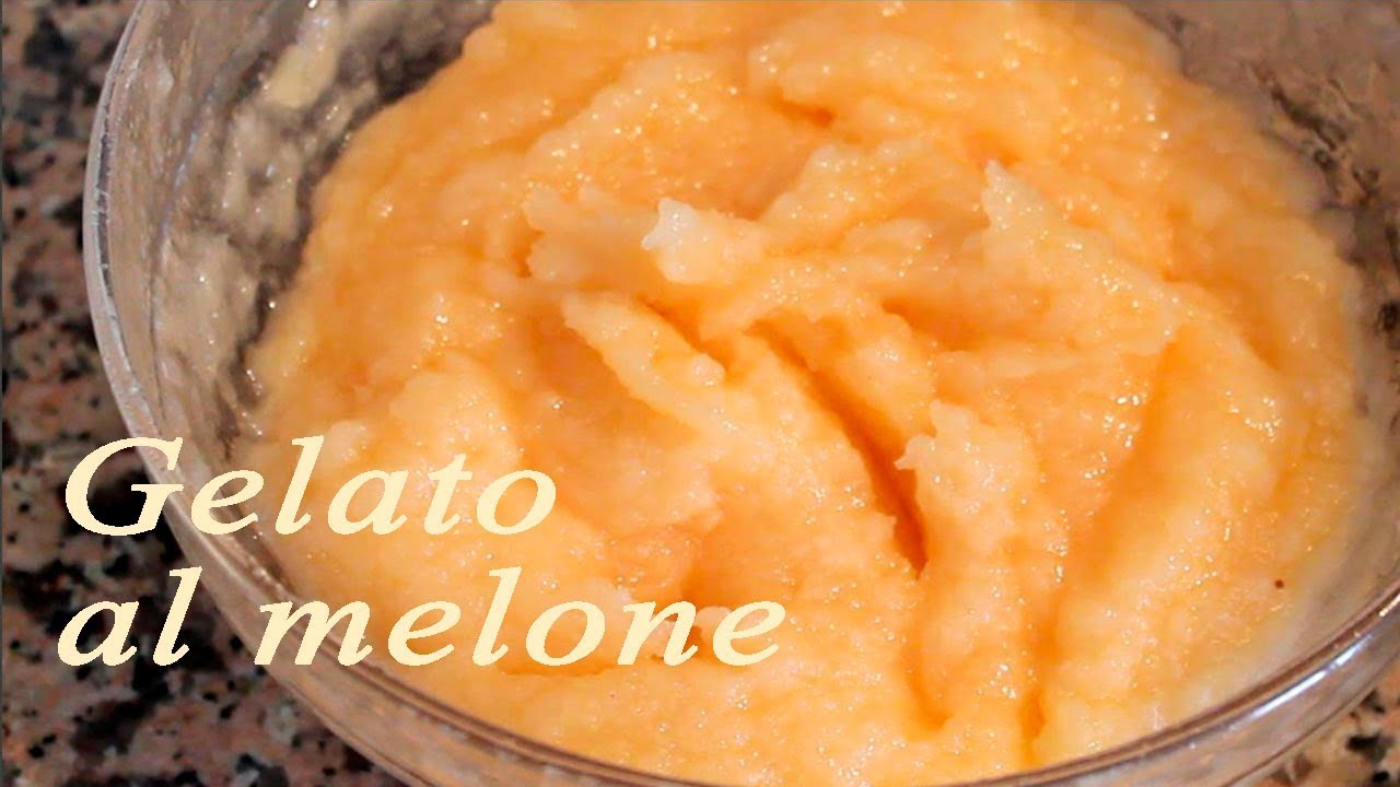 Gelato al melone fatto in casa - Melon ice cream