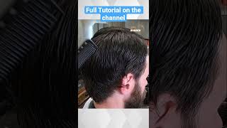 How To Scissor cut men’s hair.