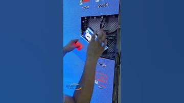 The LED module is upside down, and the technician is maintaining.#ledvideowall #eagerled #ledmodule