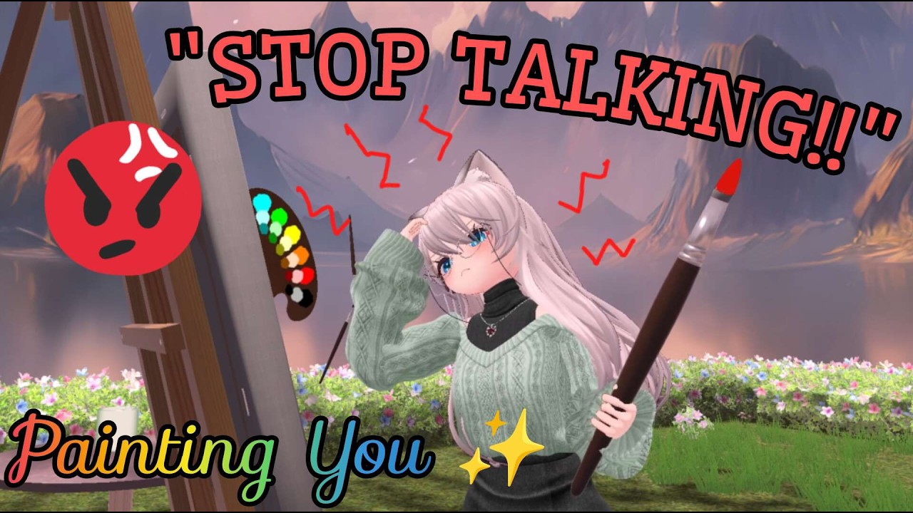 Artist with EVEN WORSE anger issues paints you again.. | ASMR