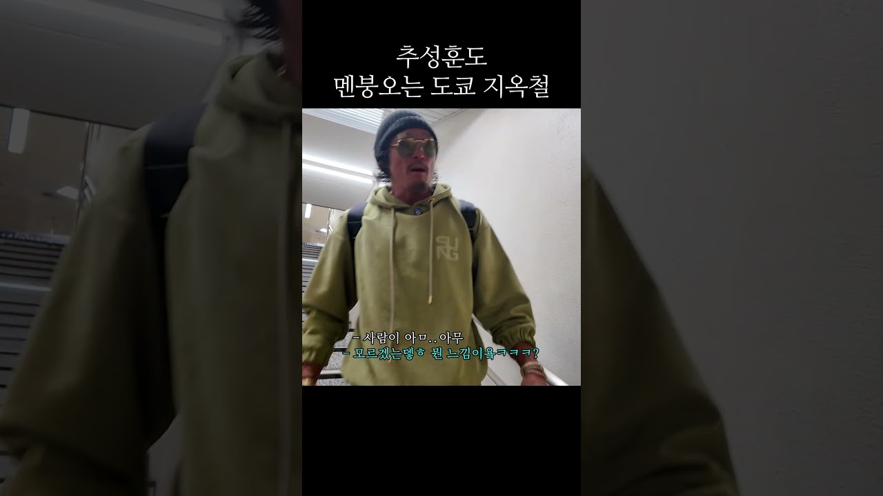 추성훈도 멘붕오는 도쿄 지옥철