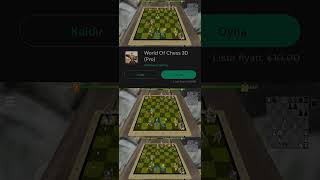 World Of Chess 3D (3 Boyutlu Satranç) Google Play de ücretsiz oldu #shorts #mobiloyun #oyun #android screenshot 4