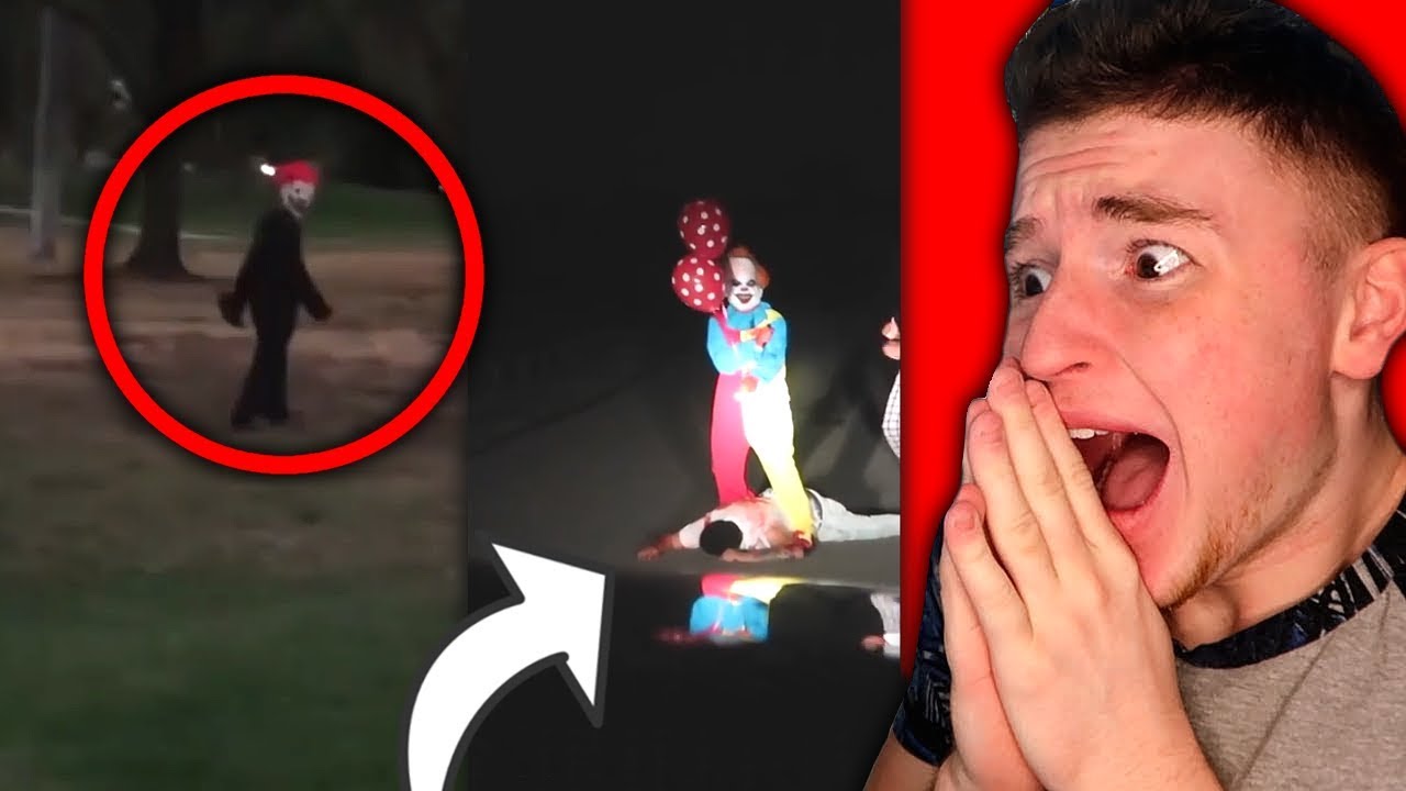 The Creepiest Clown Videos You Will Ever See On Youtube Scary - reacting to the scariest roblox horror movies ever alone at 3am do not do this roblox