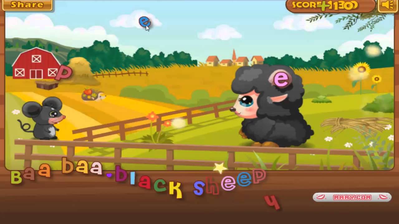 Baa Baa Black Sheep - Free mobile puzzle Game Tutorial for funny little ...