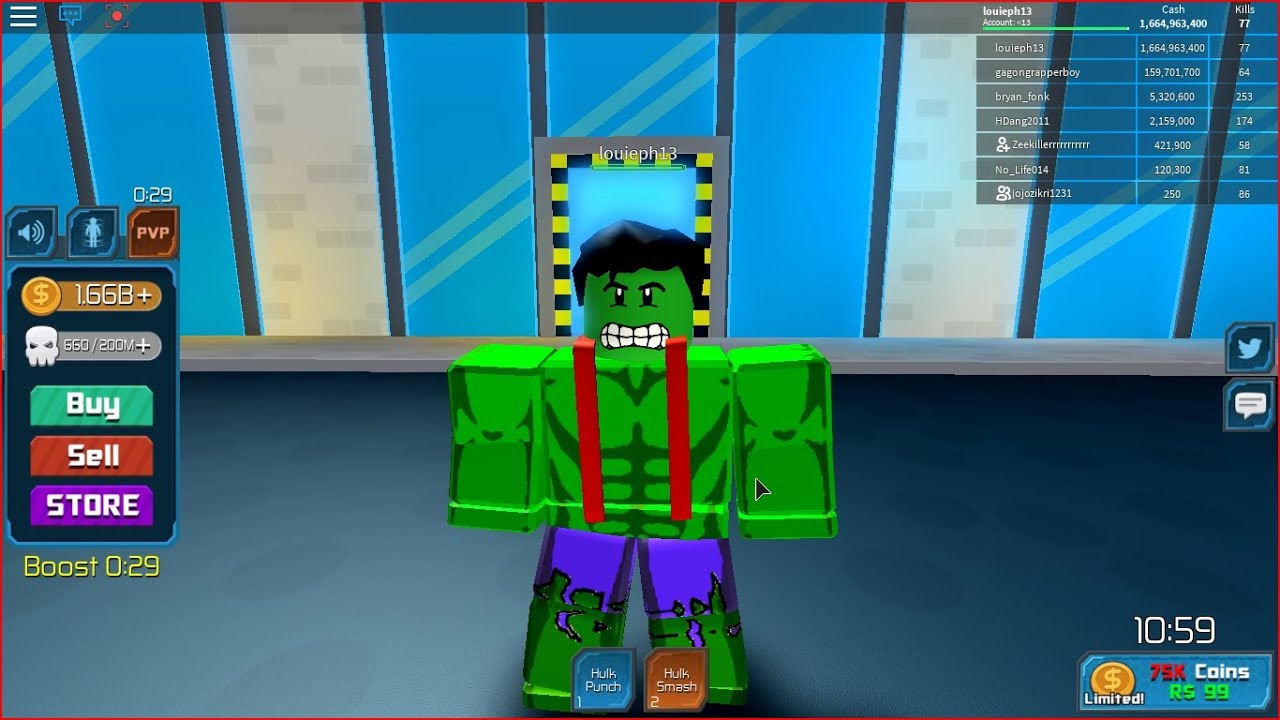 Hulk New Codes New Superhero Simulator Roblox Youtube - superhero simulator roblox link