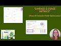 Power BI Semantic Model Review: Lineage & Usage Metrics