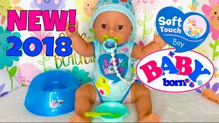 🐥NEW Baby Born Soft Touch Boy! Unboxing & Review + Feeding & Potty Training!🍼 screenshot 3