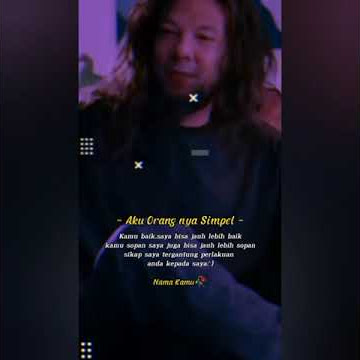 SIKAP SAYA TERGANTUNG SIKAP ANDA KEPADA SAYA
