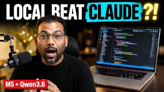 I Was WRONG About Local LLM vs Claude on M5 macbook pro — TESTED | qwen 3.6 35b, 27b, and gtp oss