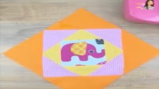 How to do patchwork square opening technique 🤩
