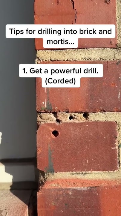 how-to-drill-brick-youtube