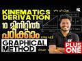 Plus One Physics ⚡| Kinematics Derivation in Just 10 Minutes 🔥 Graphical Method Explained 💯 | RK Nex