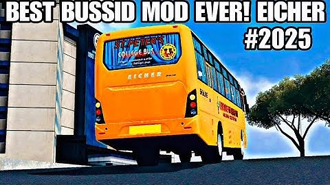 🎀🤫BEST AND EVER 2025 EICHER BUS MOD RELEASED FOR BUSSID||EICHER BUS MOD REVIEW FOR BUSSID🔥|BEST MOD🔥