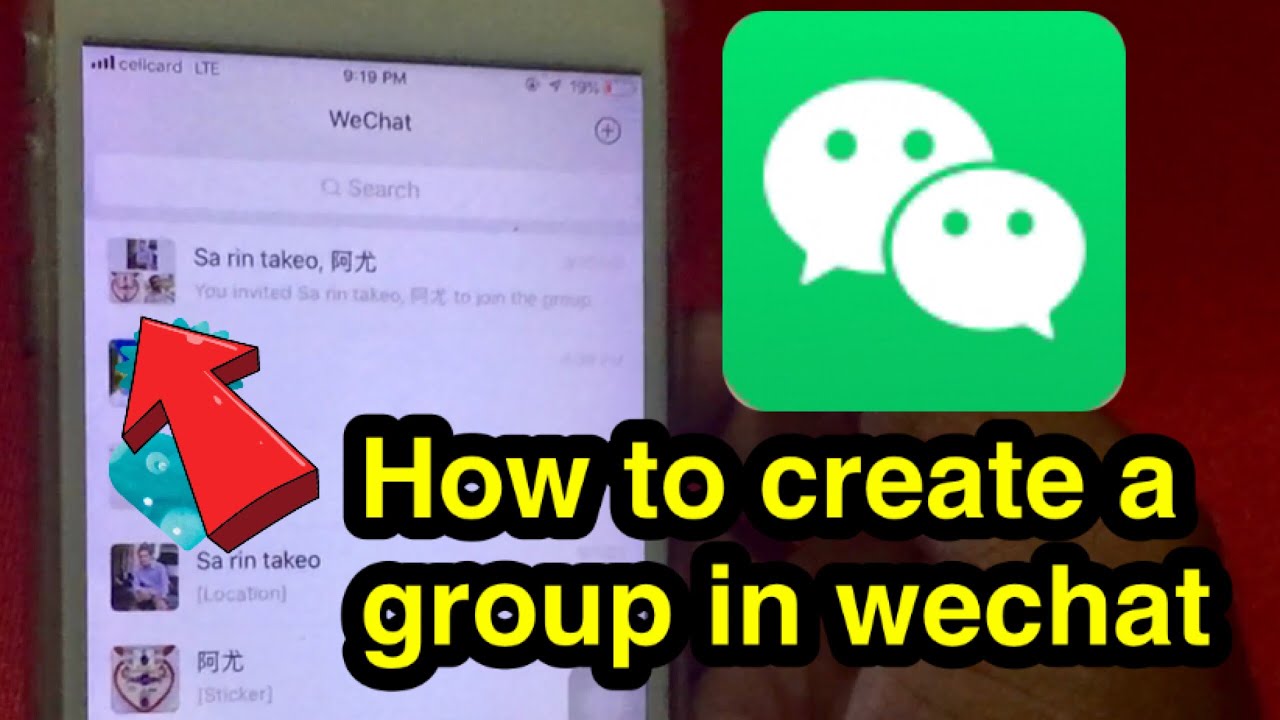 How to create a groups in wechat - របៀប បង្កើត groups នៅ ក្នុង WeChat ...