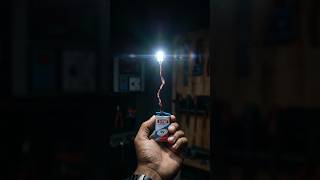 DIY Mini Lamp Hack 💡🔋 | Simple 1-Battery LED Circuit