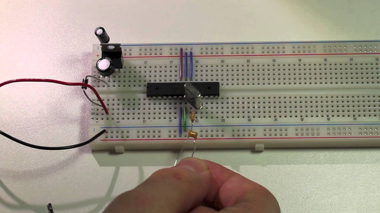 Arduino on a Breadboard - YouTube