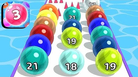 Ball run 2048 - All Levels Gameplay  Walkthrough Android iOS Level 35