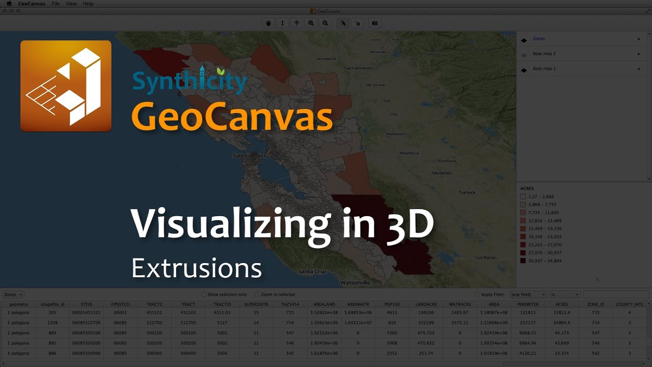 GeoCanvas Tutorial - Visualizing in 3D