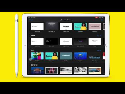 Video: Bagaimana cara menampilkan catatan penyaji di Keynote di iPad?