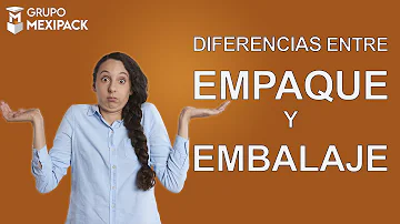 ¿Cuál es la diferencia entre empaque y paquete?